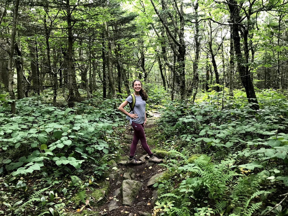 Alex in summer foliage