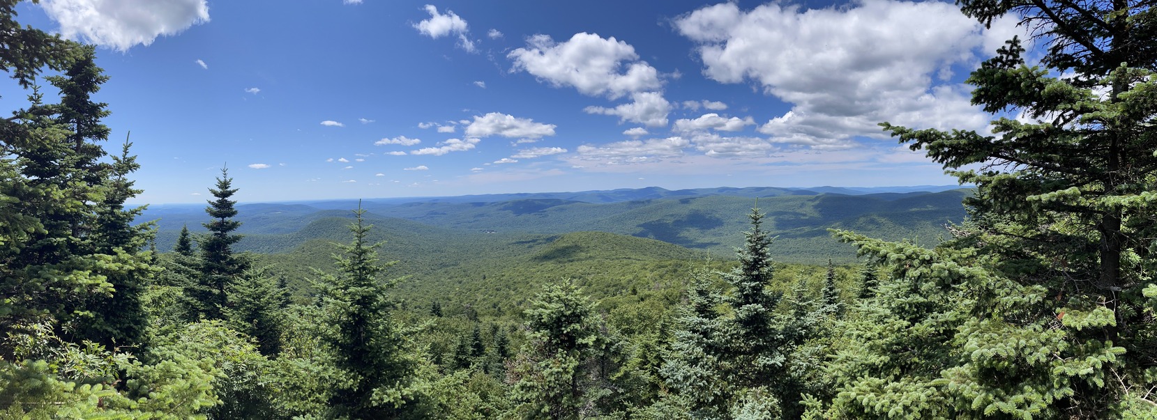 Panorama from near Peekamoose