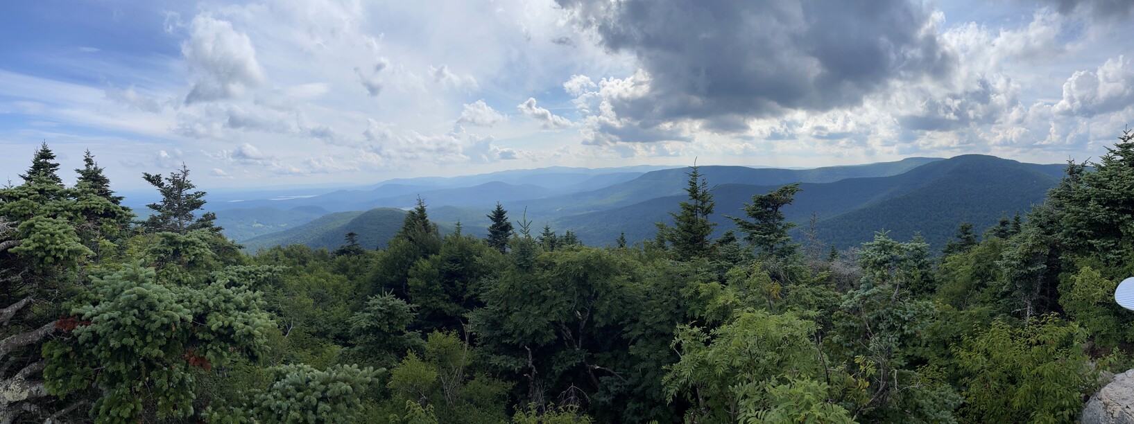 Panorama from the south summit of Twin