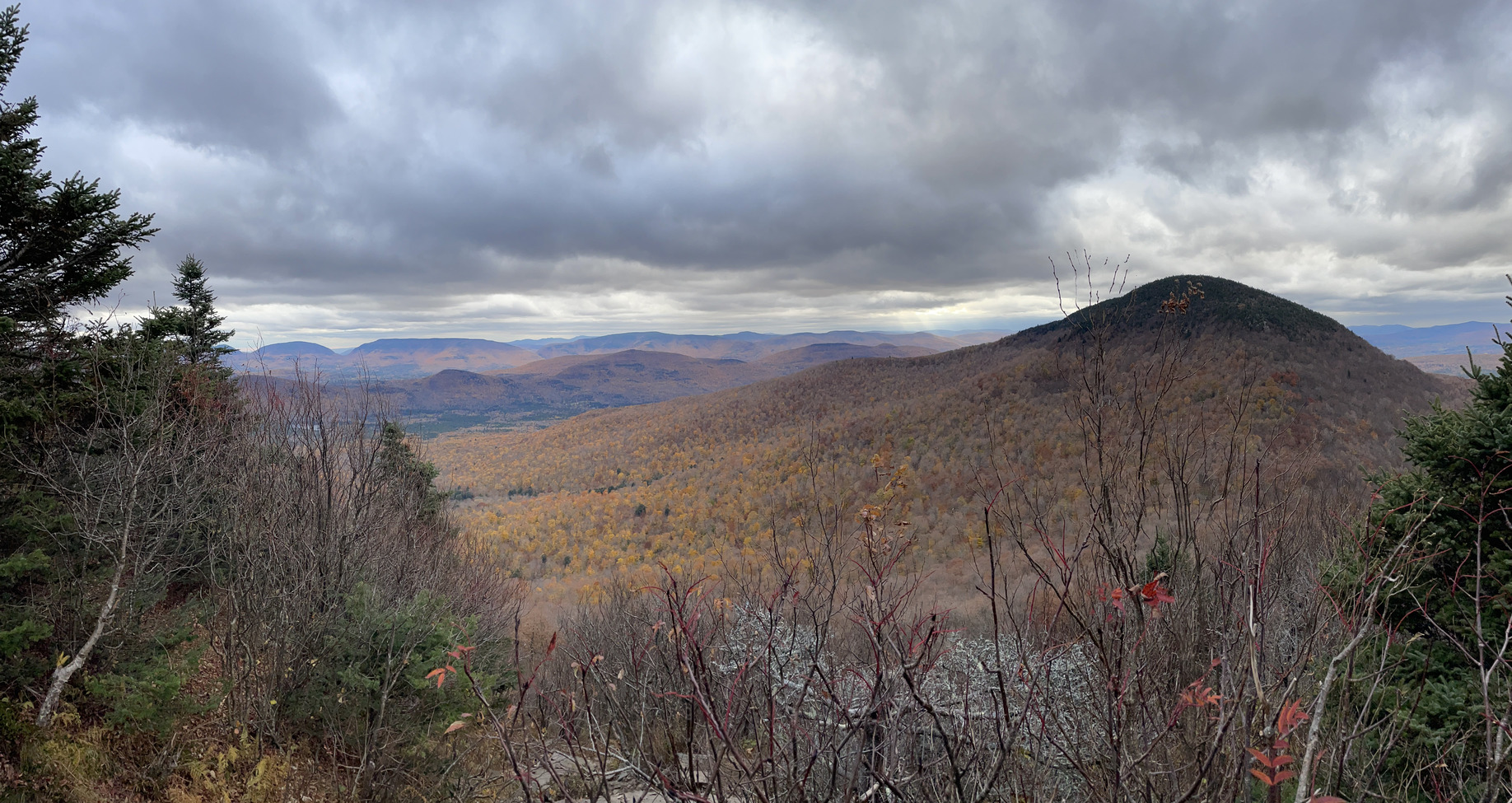 Panorama looking at Black Dome