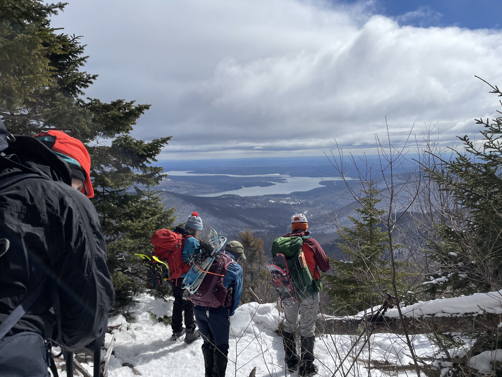 Snowy overlook