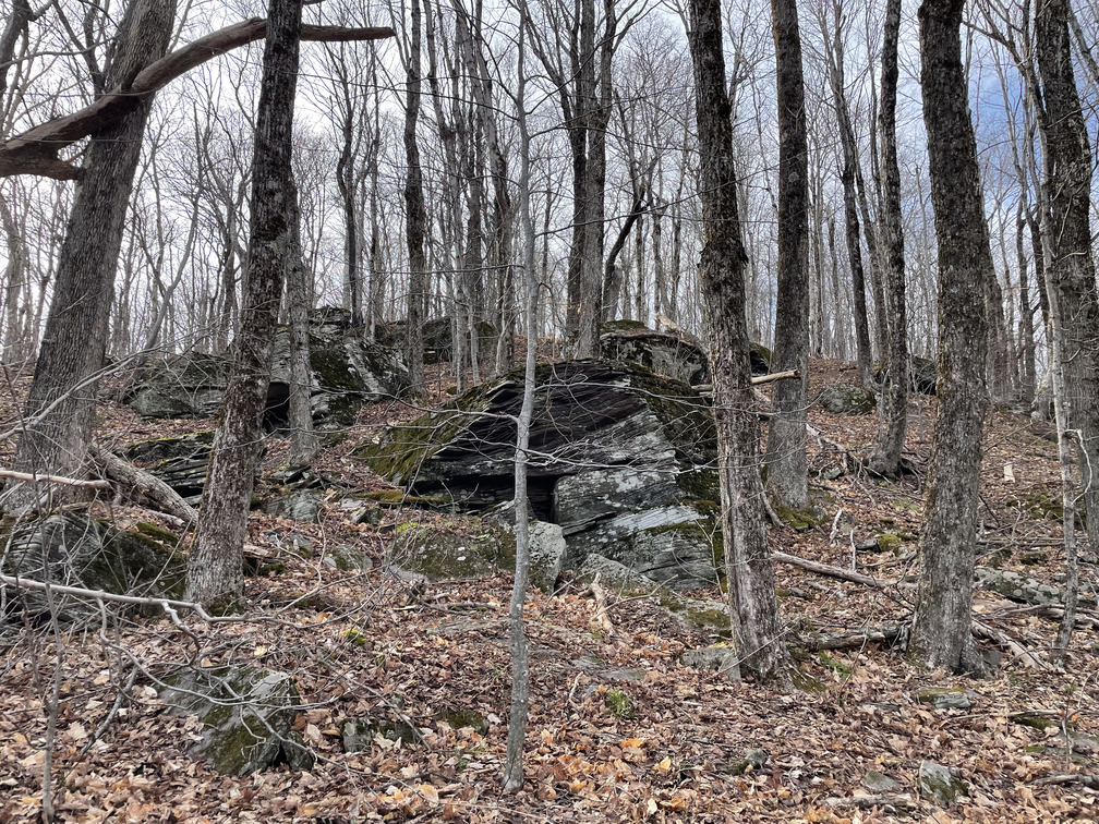 Unclear path on a steep section