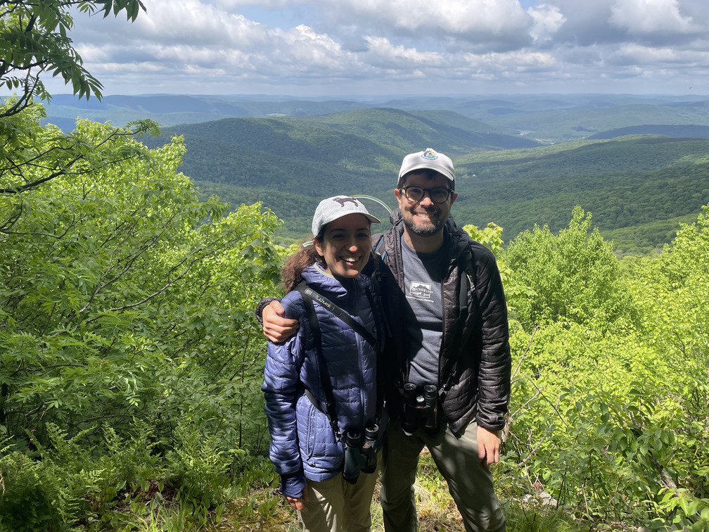 Dan & Alex at the summit overlook