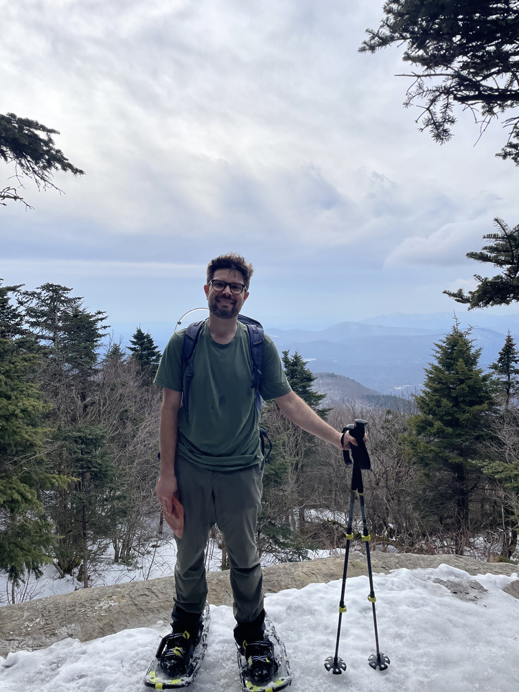 Dan atop Sugarloaf