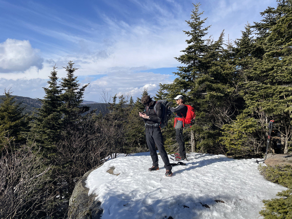 Tom and Steven at the top of Twin