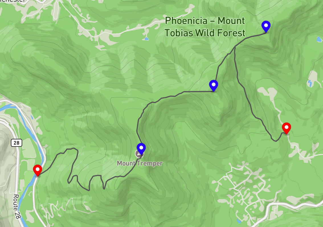 Three peak hike